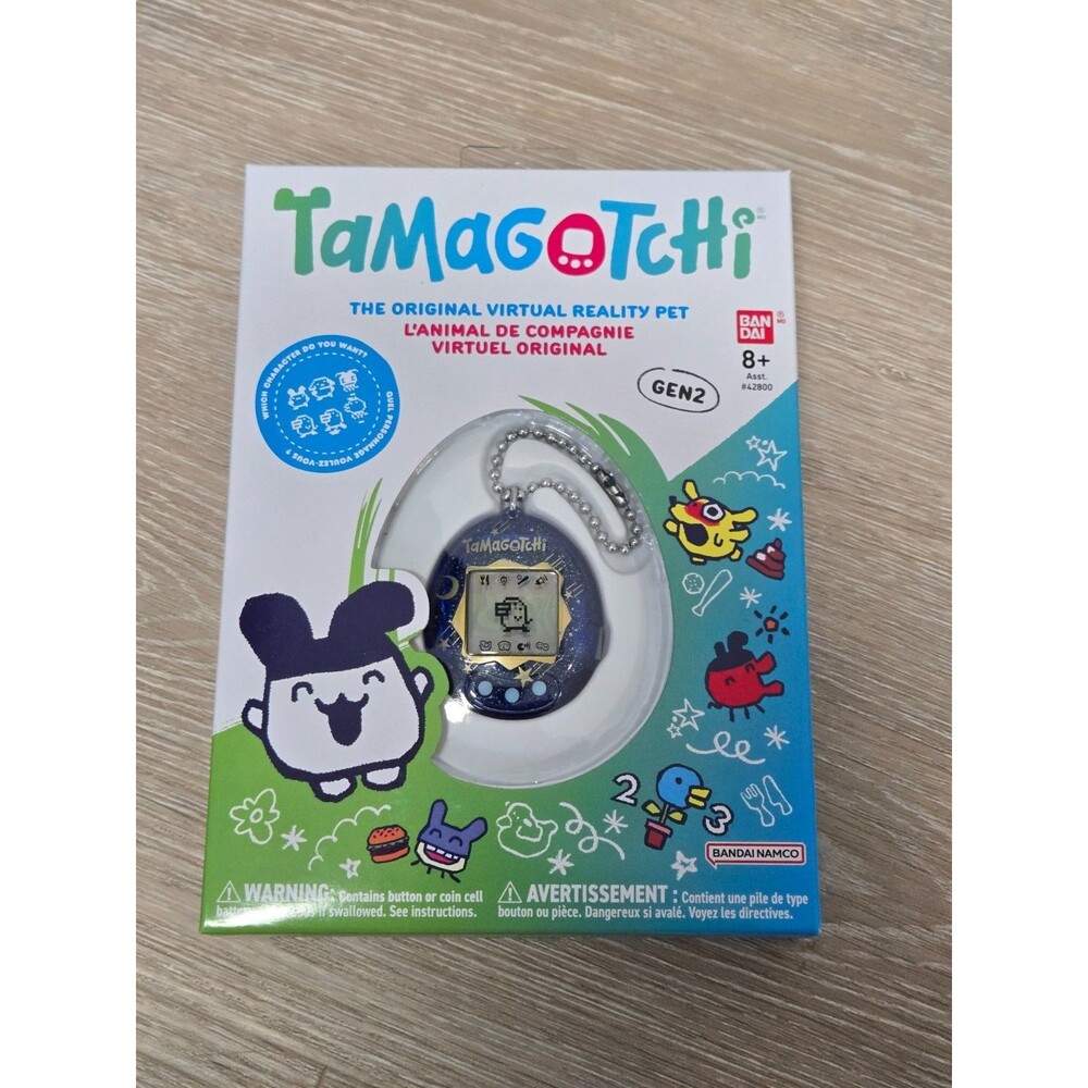 Tamagotchi The Original Gen 2 Starry Shower 1.5-Inch Virtual Pet Toy
